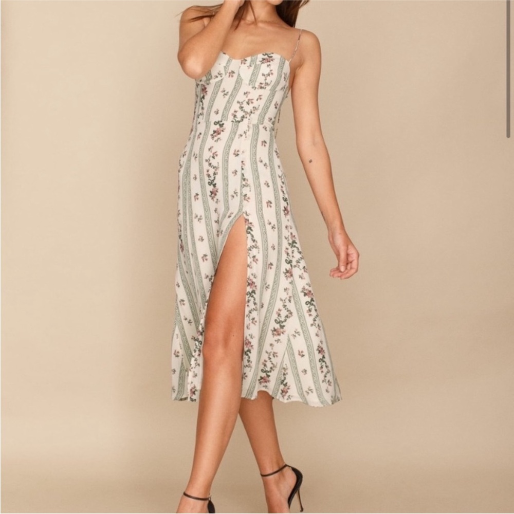Reformation Juliette Dress in Heath